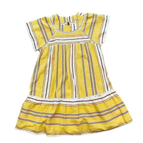 NWT Anthro dRA Los Angeles Striped Linen Short Dress sz. Med, #AK - Picture 1 of 12